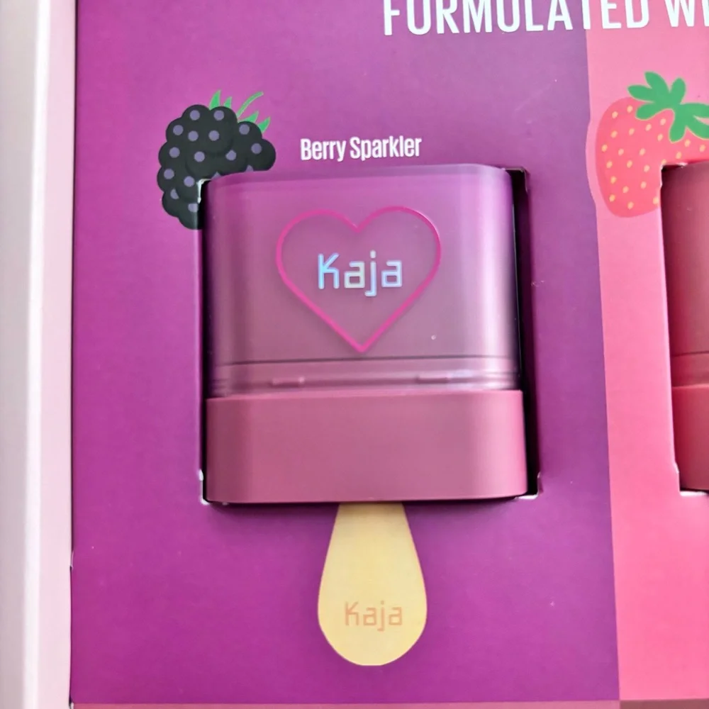 💝NEW KAJA DEWY BAR Berry Sparkler💝Cheek & Lip Multi Bar